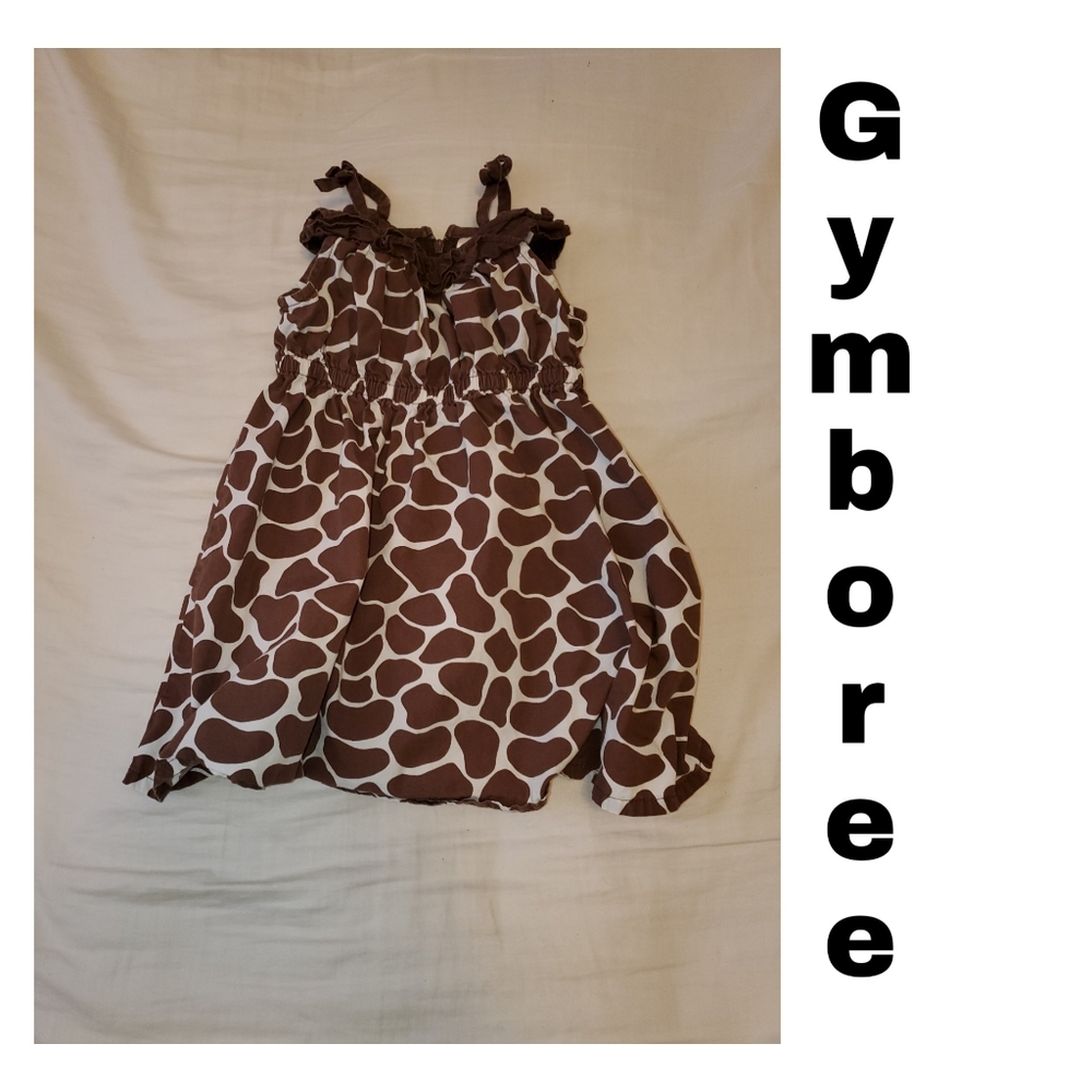 Gymboree Baby dress 12-18 mos. Giraffe Print